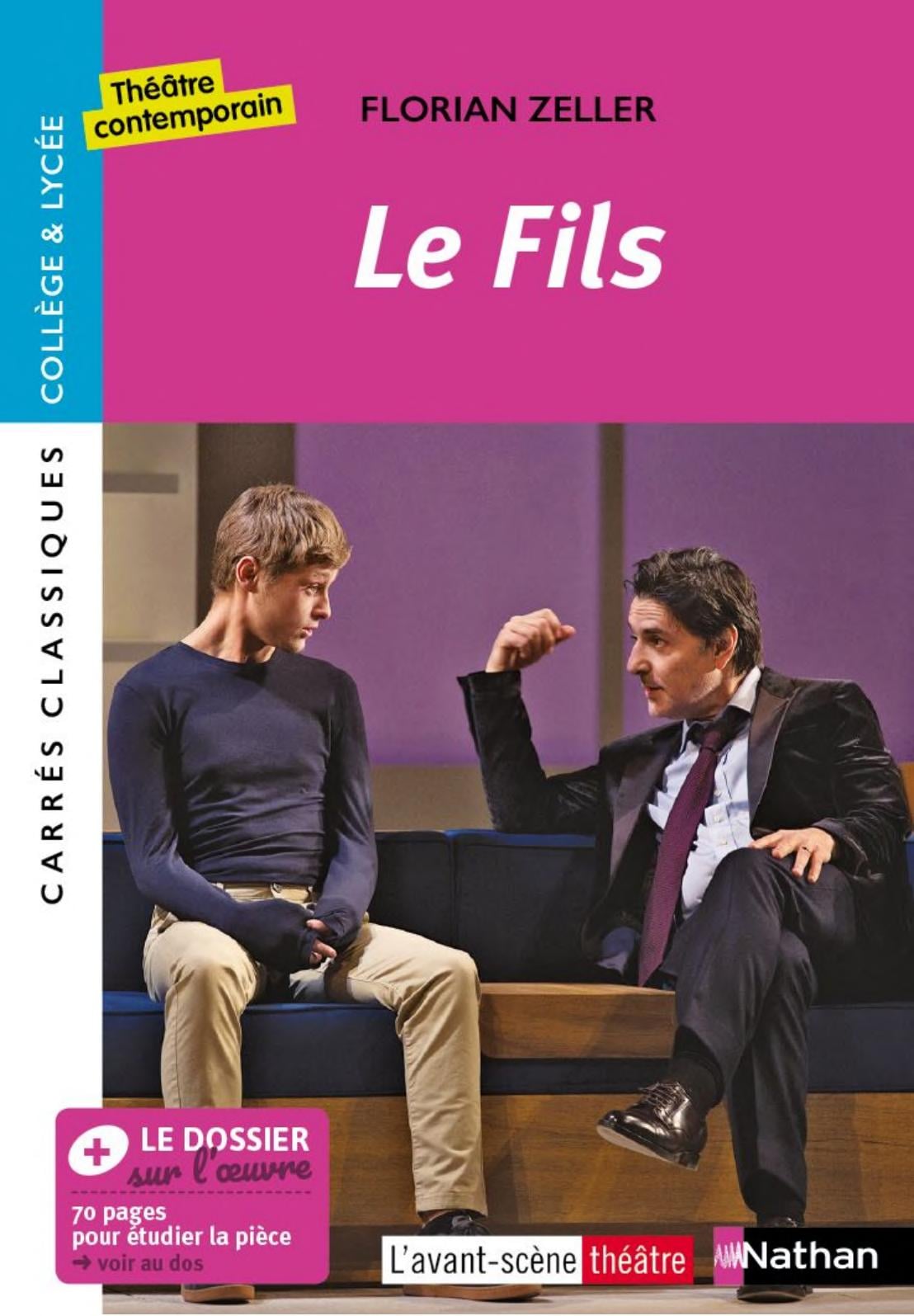 Le Fils, de Florian Zeller - Cover