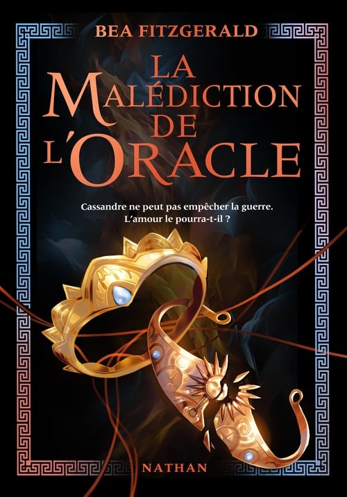 La Malédiction de l'Oracle - Une romantasy F/F qui réinvente la guerre de Troie - Cover
