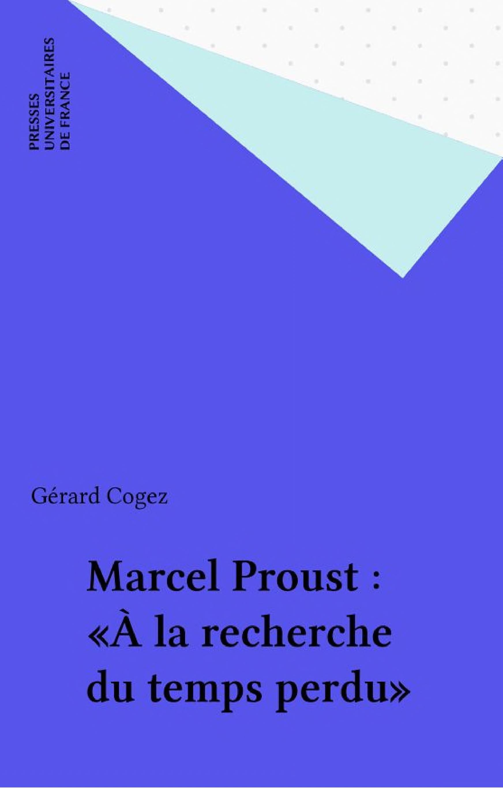 Marcel Proust : «À la recherche du temps perdu» - Cover