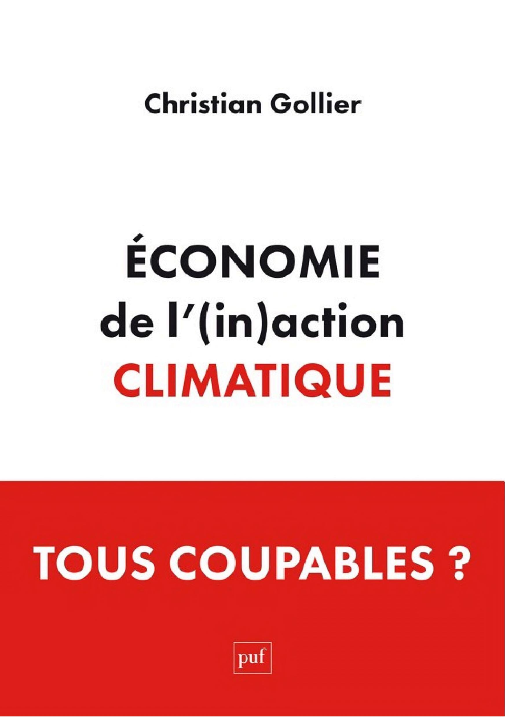 Économie de l’(in)action climatique - Cover