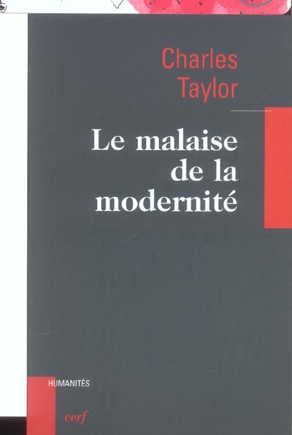 Le malaise de la modernité - Cover