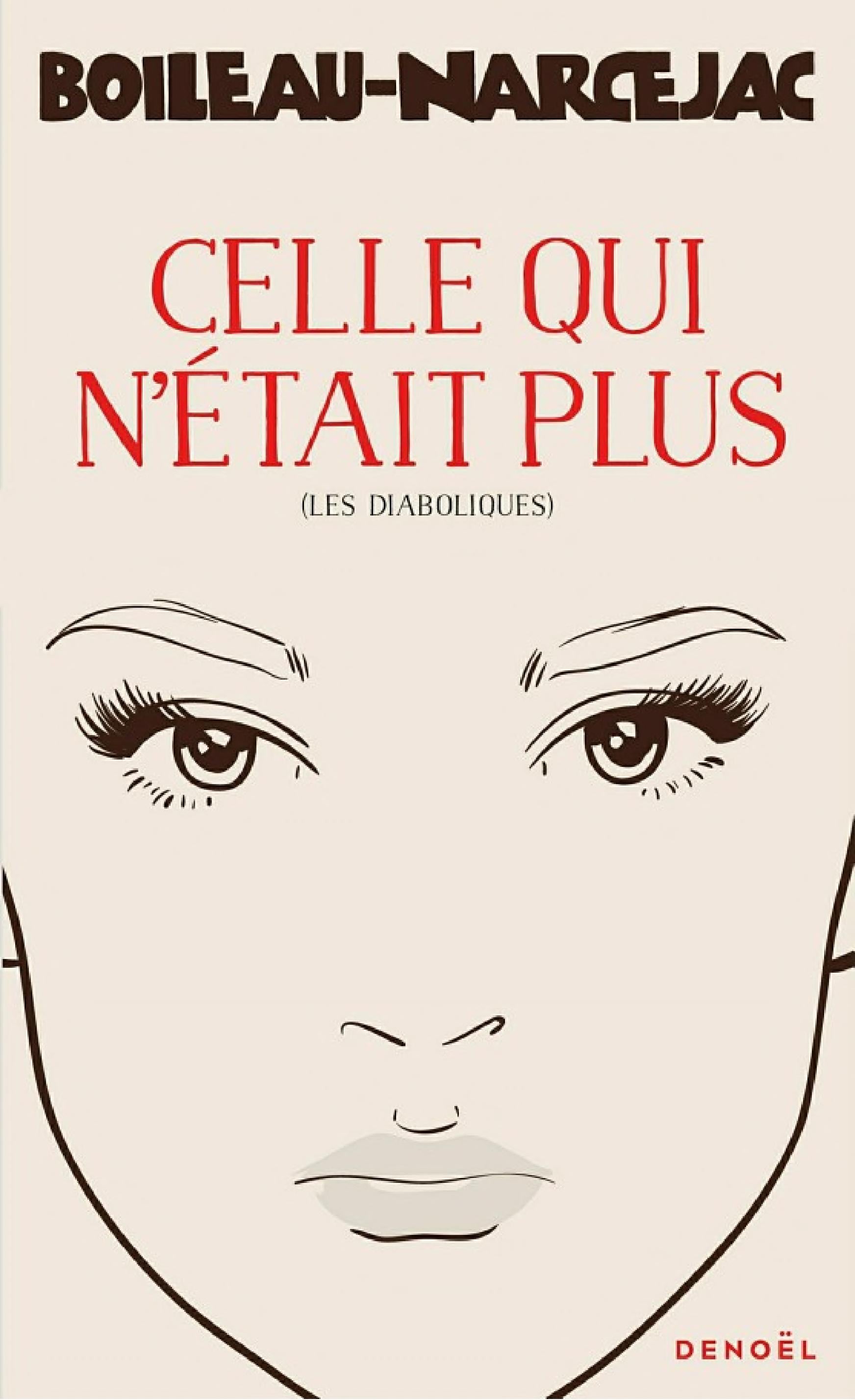Celle qui n'était plus (Les diaboliques) - Cover