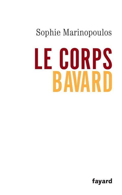 Le corps bavard - Cover