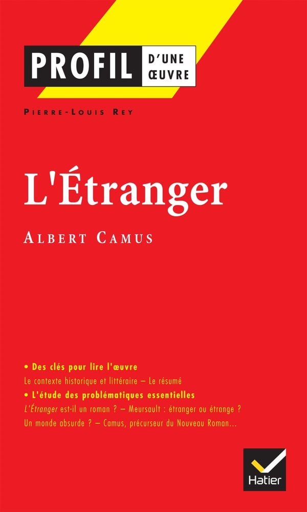 "L'étranger" (1942), Albert Camus - Cover