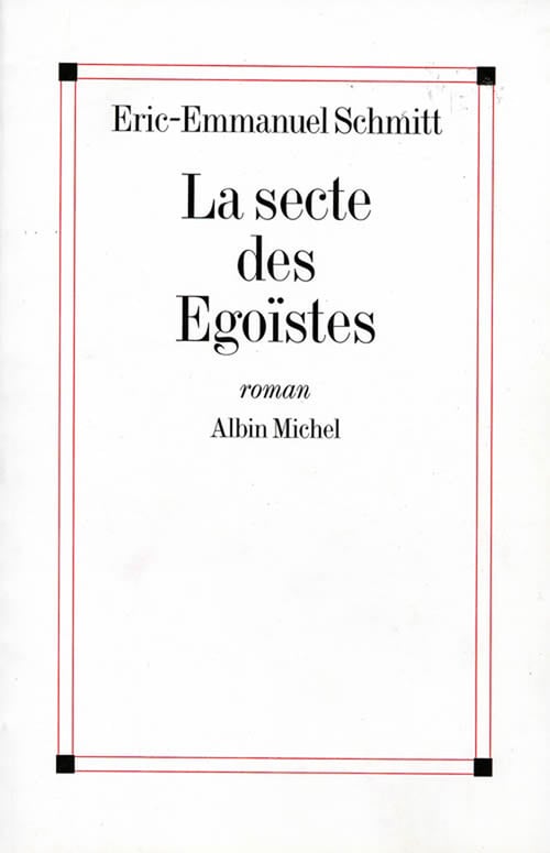 La Secte des égoïstes - Cover