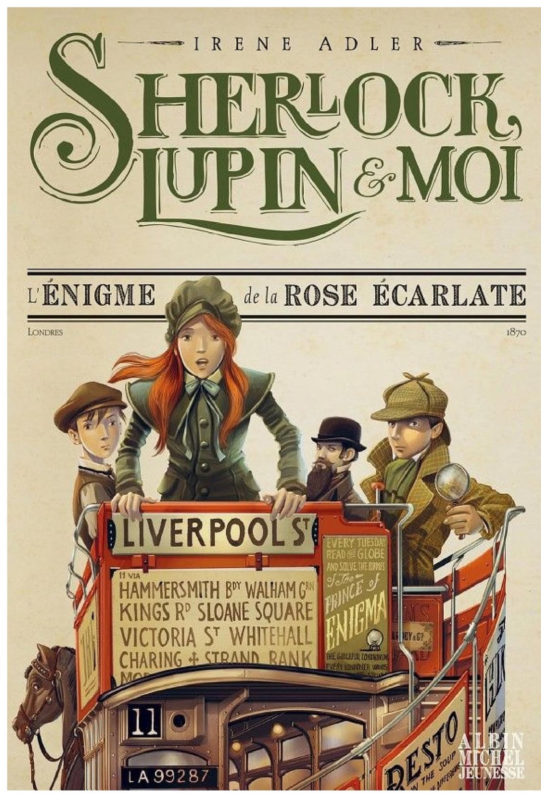 L'Enigme de la rose écarlate - Cover