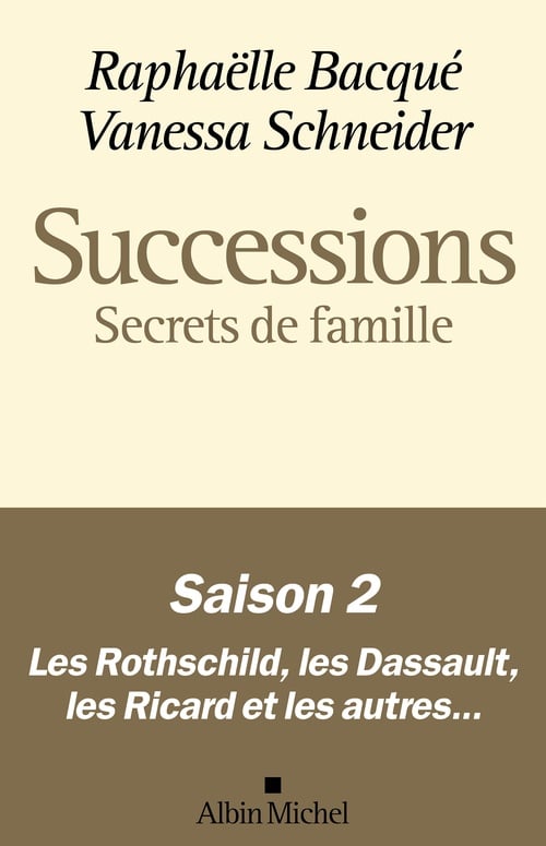 Successions - Saison 2 - Secrets de famille - Cover