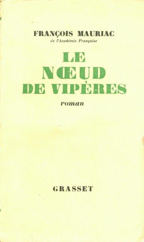 Le noeud de vipères - Cover