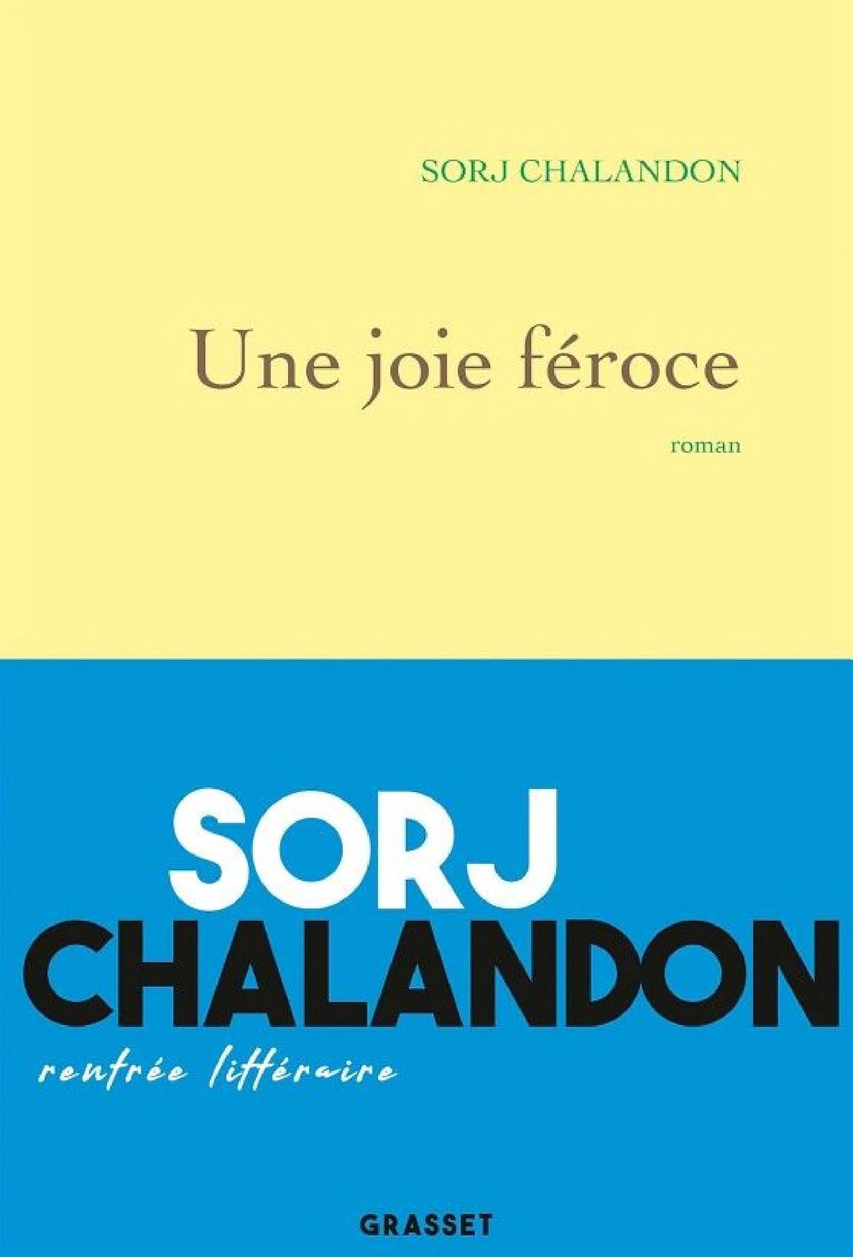 Une joie féroce - Cover