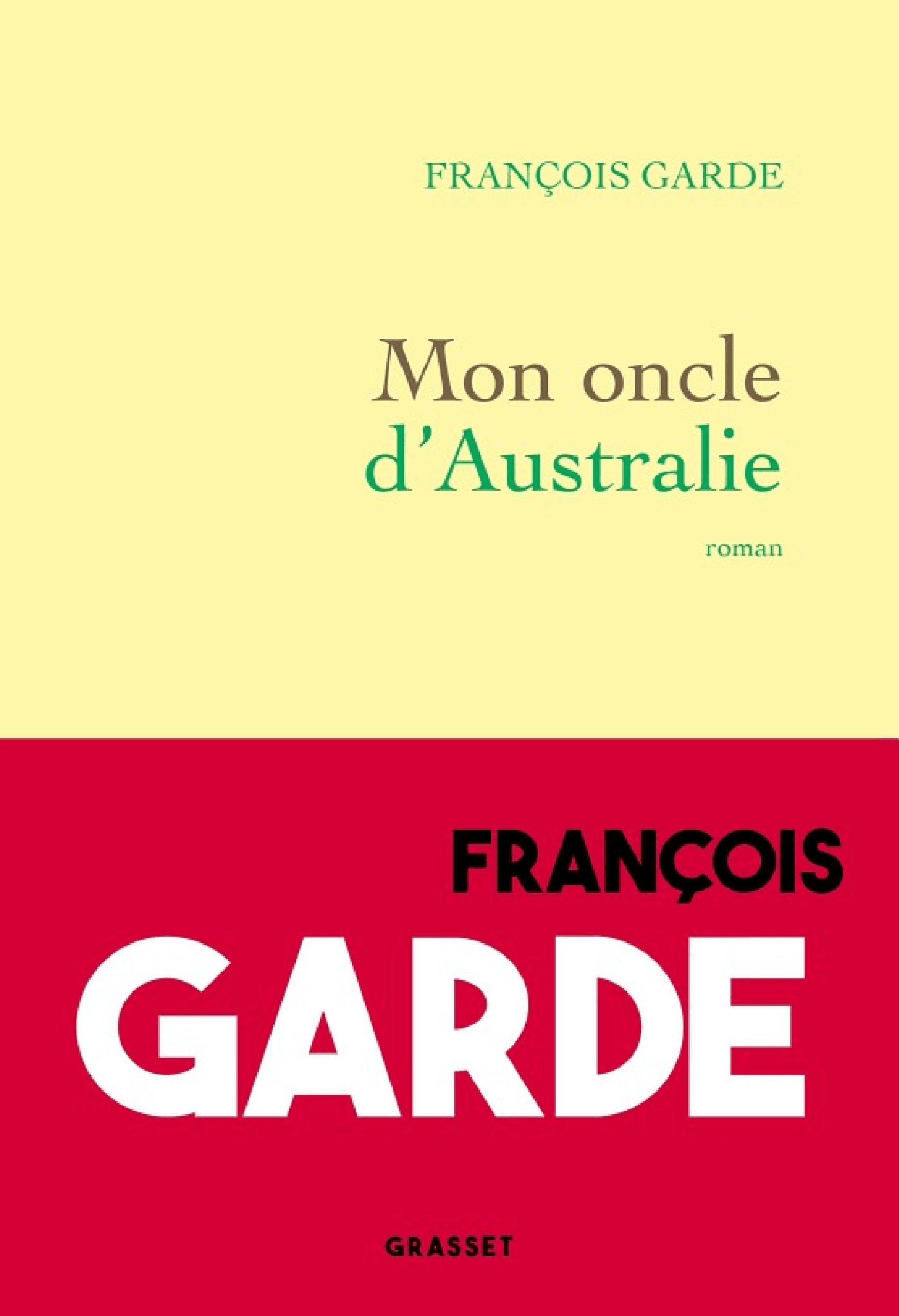 Mon oncle d'Australie - Cover