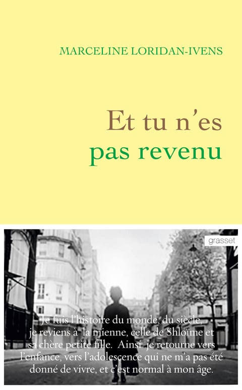 Et tu n'es pas revenu - Cover