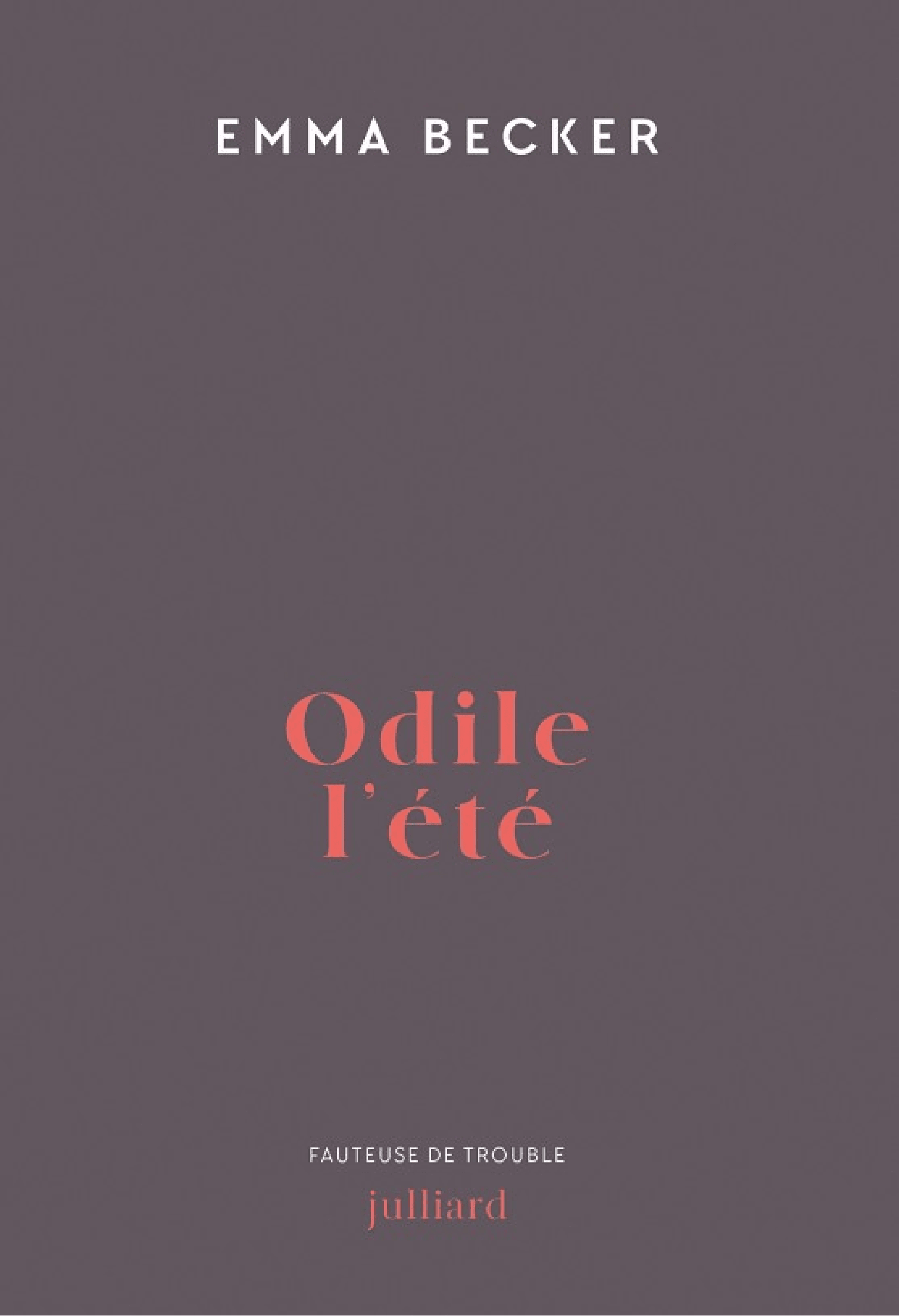 Odile l'été - Cover