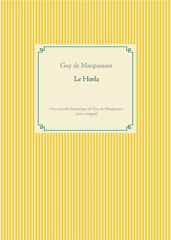 Le Horla - Cover