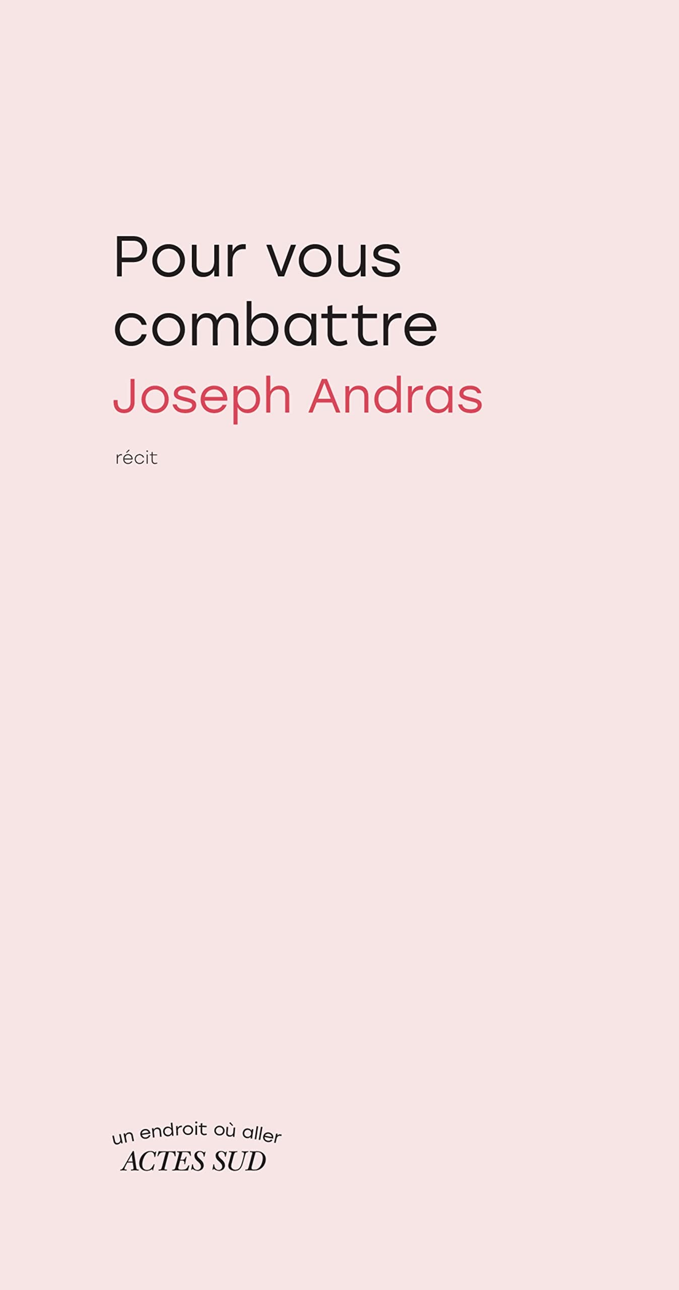 Pour vous combattre - Cover