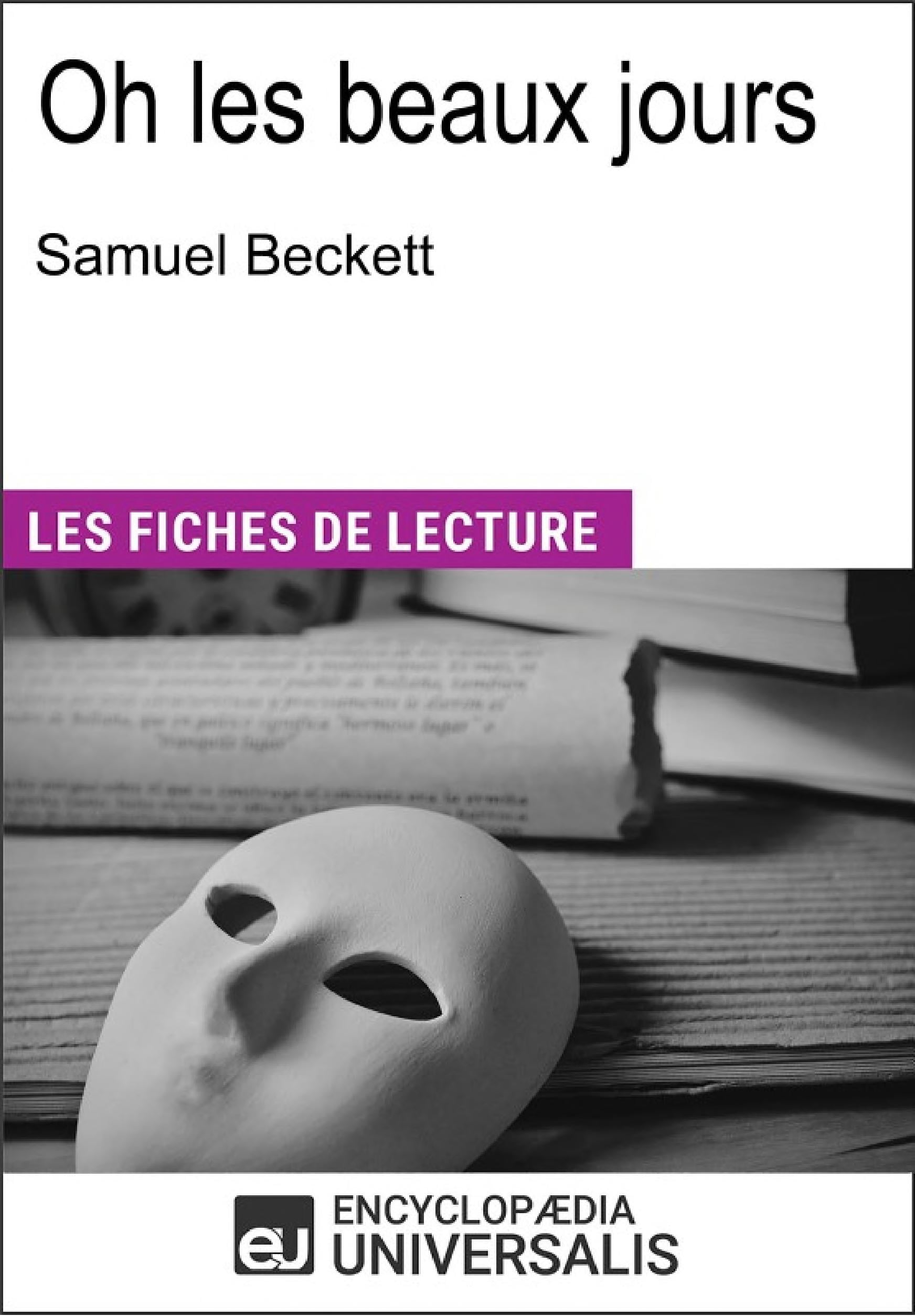 Oh les beaux jours de Samuel Beckett - Cover