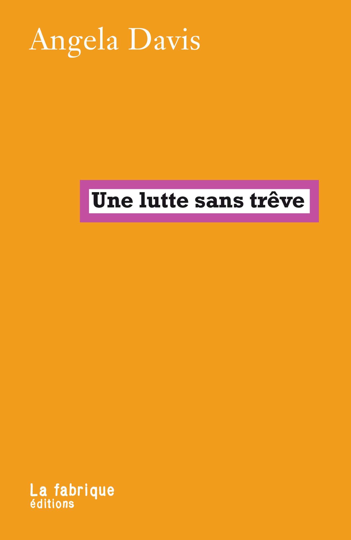 Une lutte sans trêve - Cover