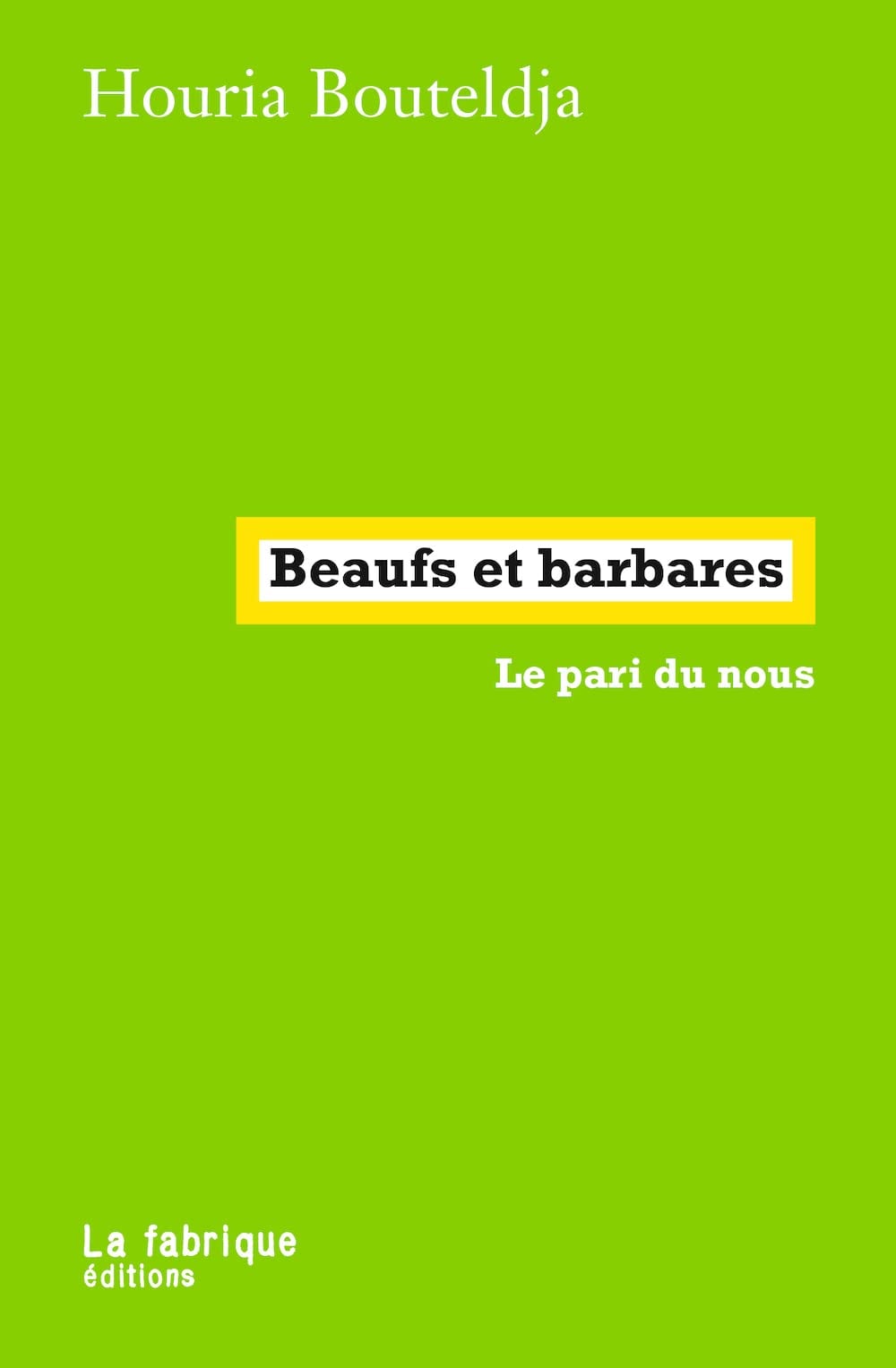 Beaufs et barbares: Le pari du nous - Cover