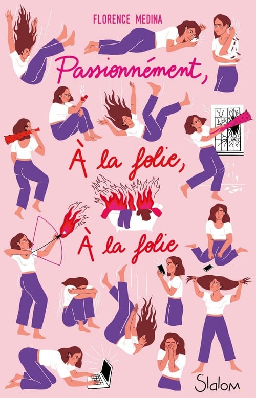 Passionnément, à la folie, à la folie - Lecture roman ado réaliste amour - Dès 14 ans - Cover