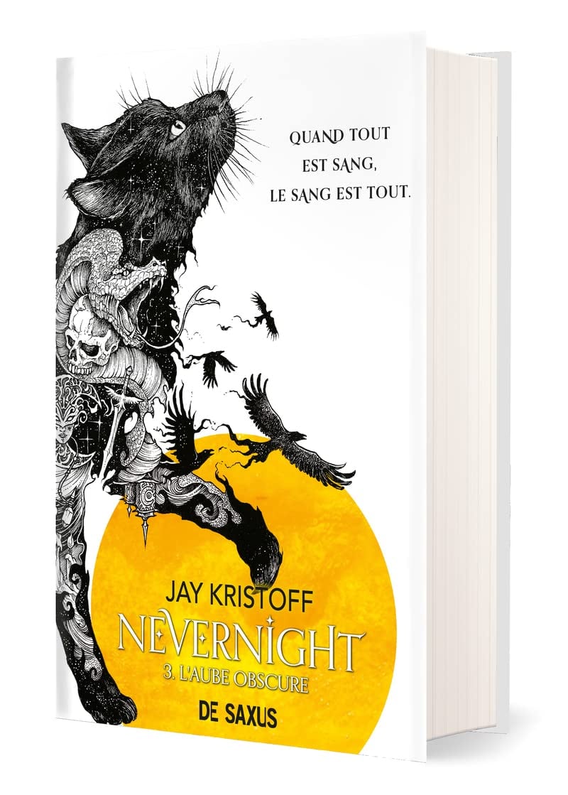 Nevernight T03 (relié) - L'aube obscure - Cover