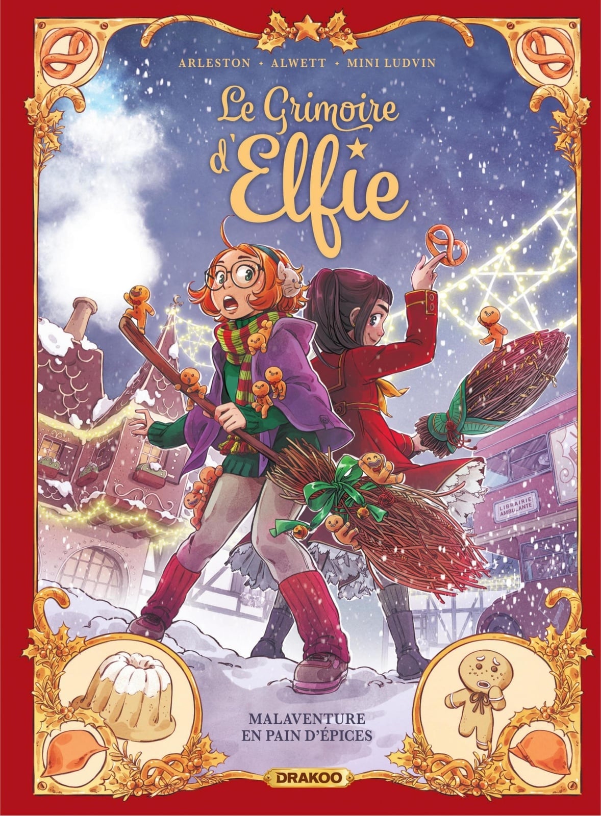 Le Grimoire d'Elfie - Malaventure en pain d'épices - tome 03 - Cover