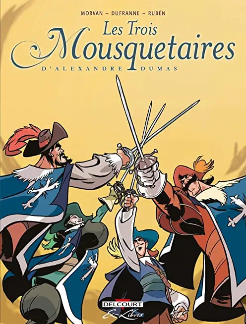 Les trois mousquetaires d'Alexandre Dumas - Cover
