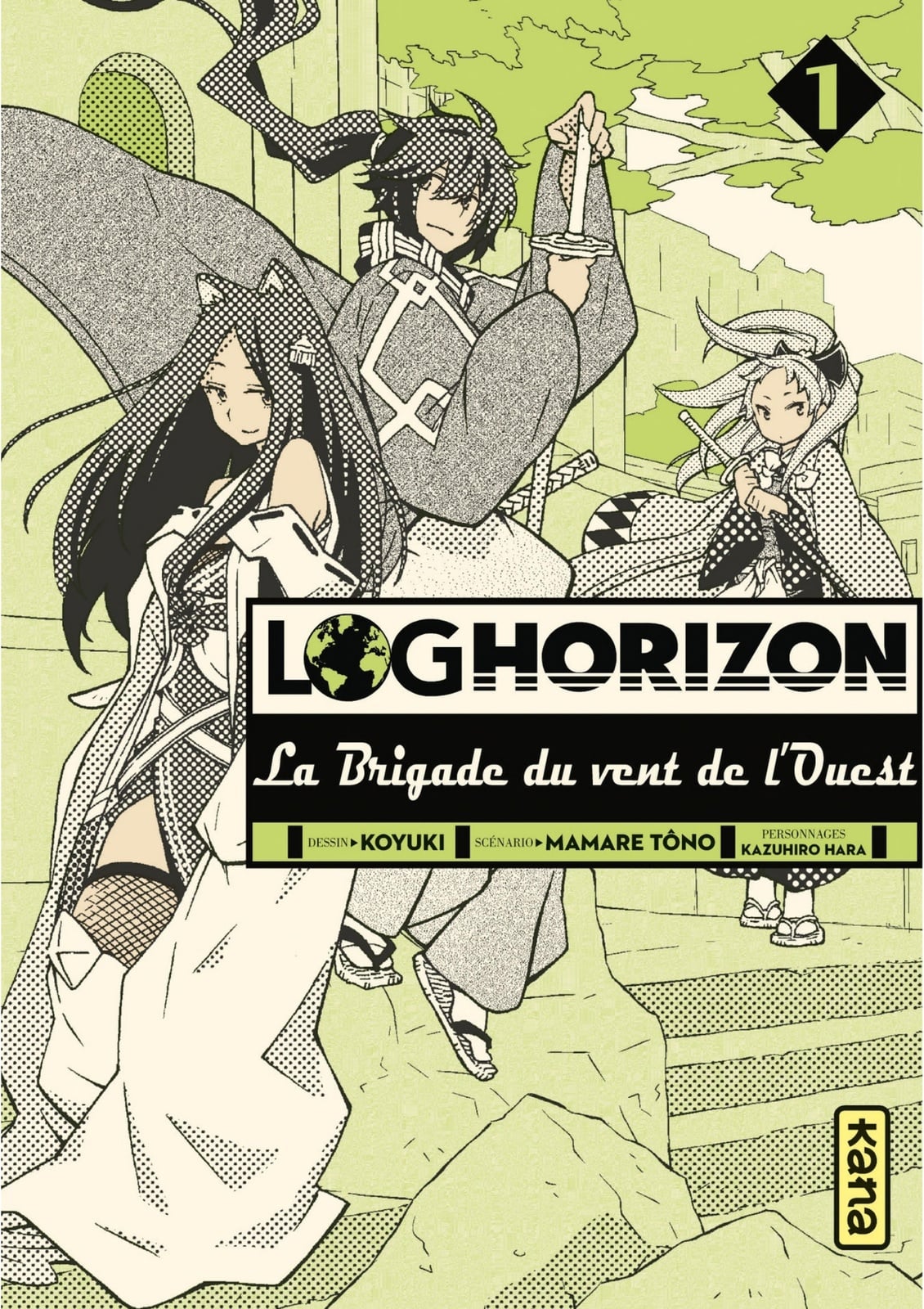 Log Horizon, la brigade du vent de l'ouest - Tome 1 - Cover