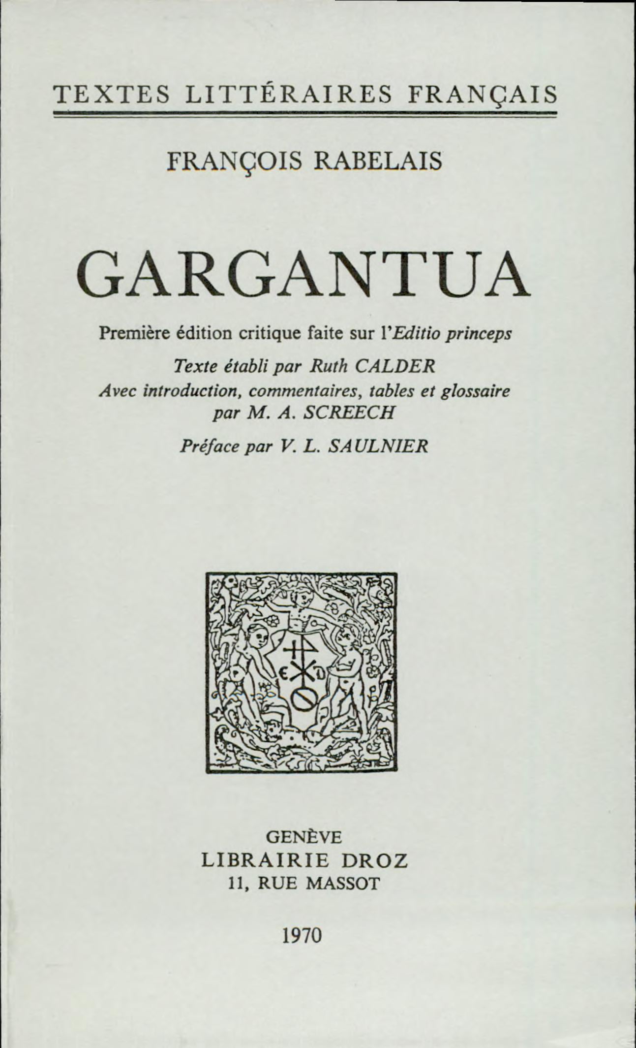 Gargantua - Cover