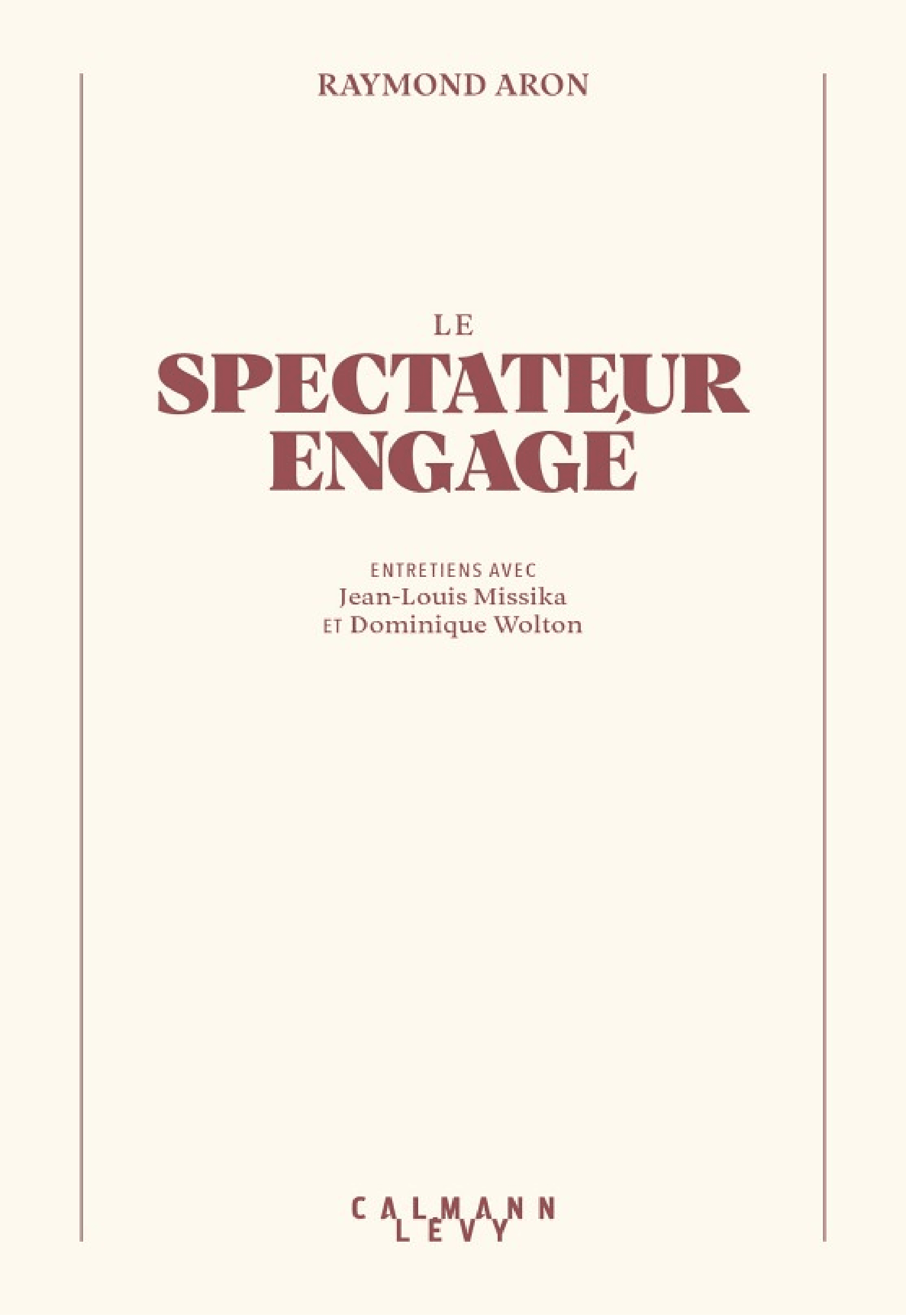 Le Spectateur engagé - Cover