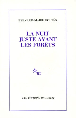 La nuit juste avant les forêts - Cover
