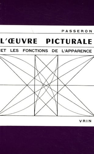 L'oeuvre picturale et les fonctions de l'apparence - Cover