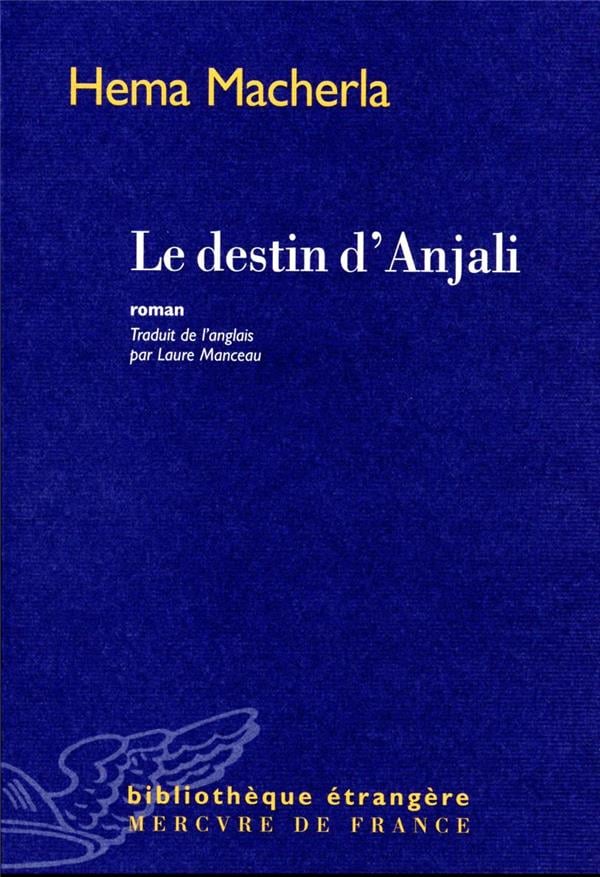 Le destin d'Anjali - Cover