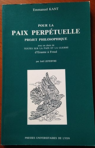 Pour la paix perpétuelle - Cover
