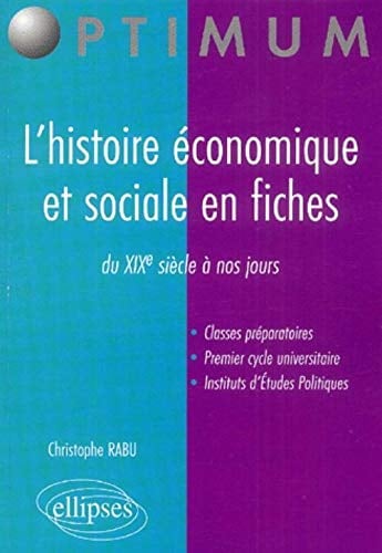 L'histoire économique et sociale en fiches - Cover