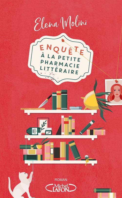 Enquête à la petite pharmacie littéraire : Un Cosy Crime drôle et décalé - Nouveauté 2025 - Cover