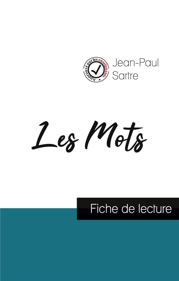 Les Mots de Jean-Paul Sartre (fiche de lecture et analyse complète de l'oeuvre) - Cover