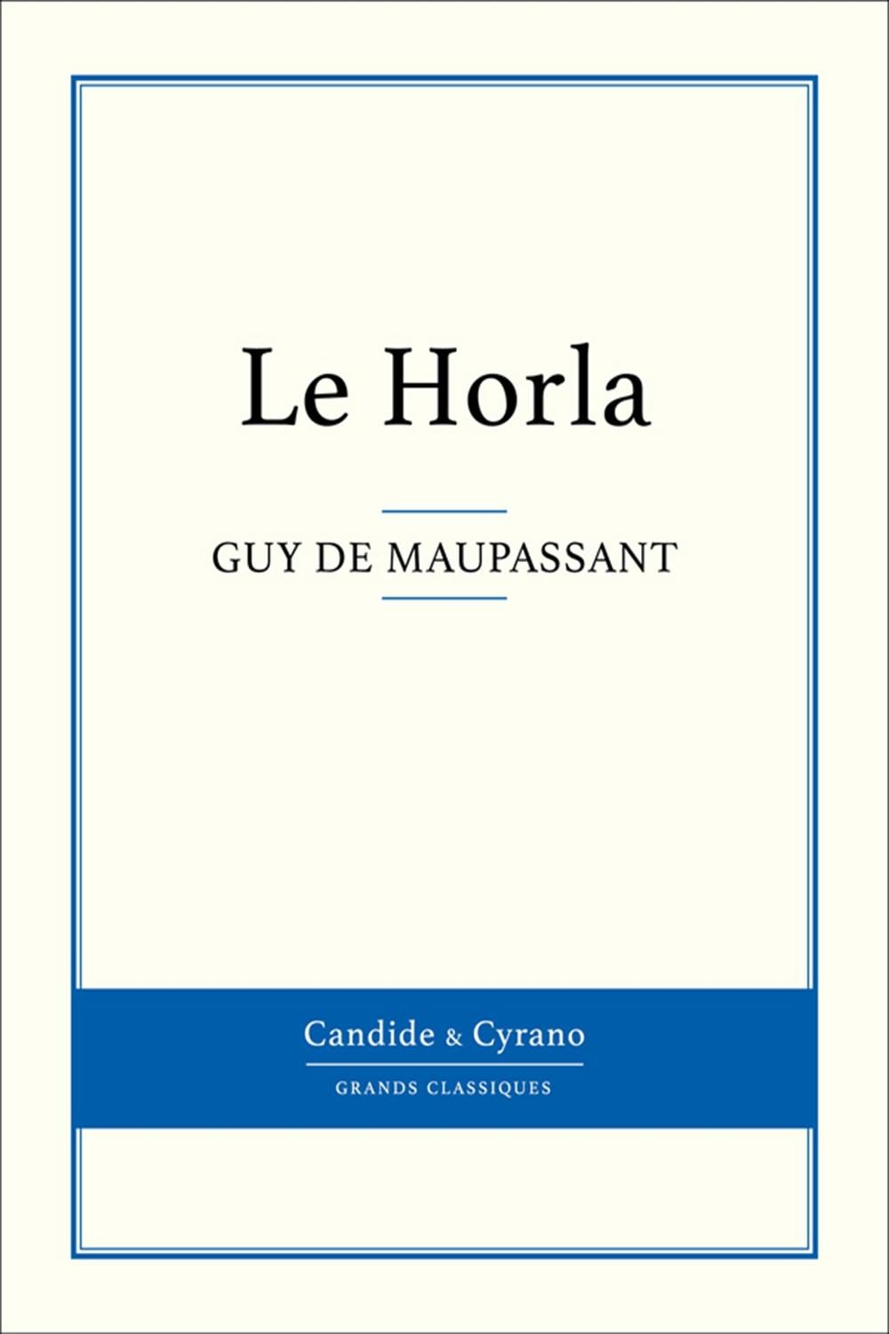 Le Horla - Cover
