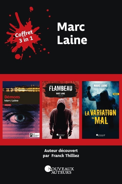 Coffret 3 titres - Marc Laine - Trilogie du mal absolu - Cover