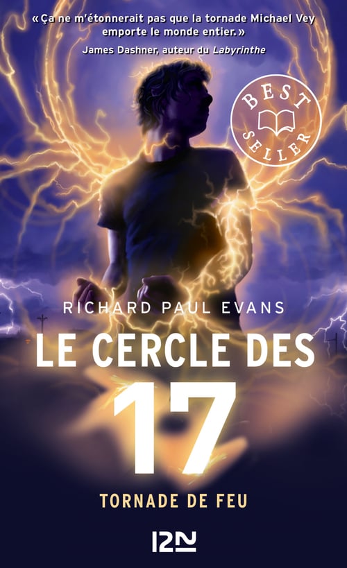 Le cercle des 17 - tome 05 : Tornade de feu - Cover