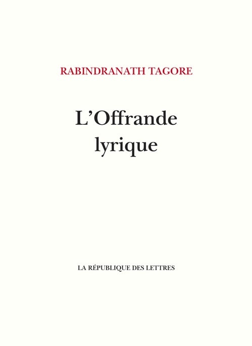 L'Offrande lyrique - Cover