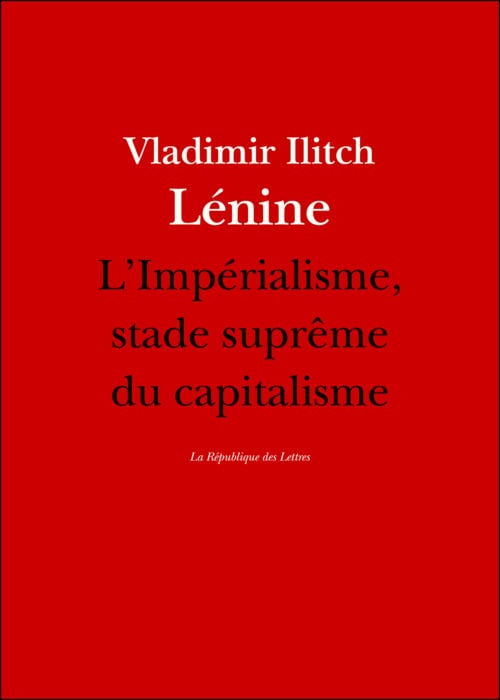 L'impérialisme, stade suprême du capitalisme - Cover