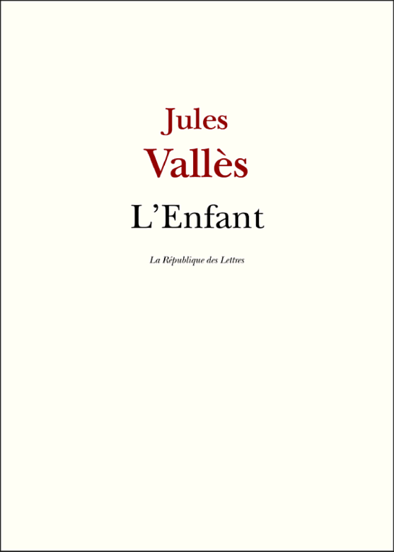 L'Enfant - Cover