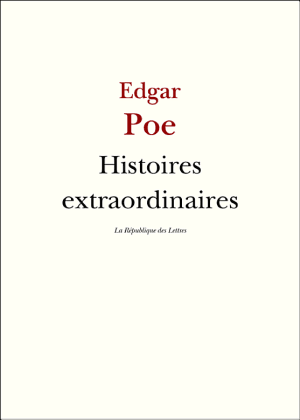 Histoires extraordinaires - Cover