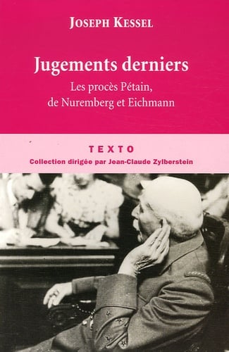 Jugements derniers - Cover