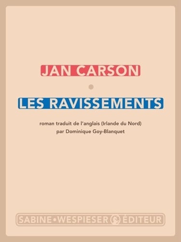 Les ravissements - Cover
