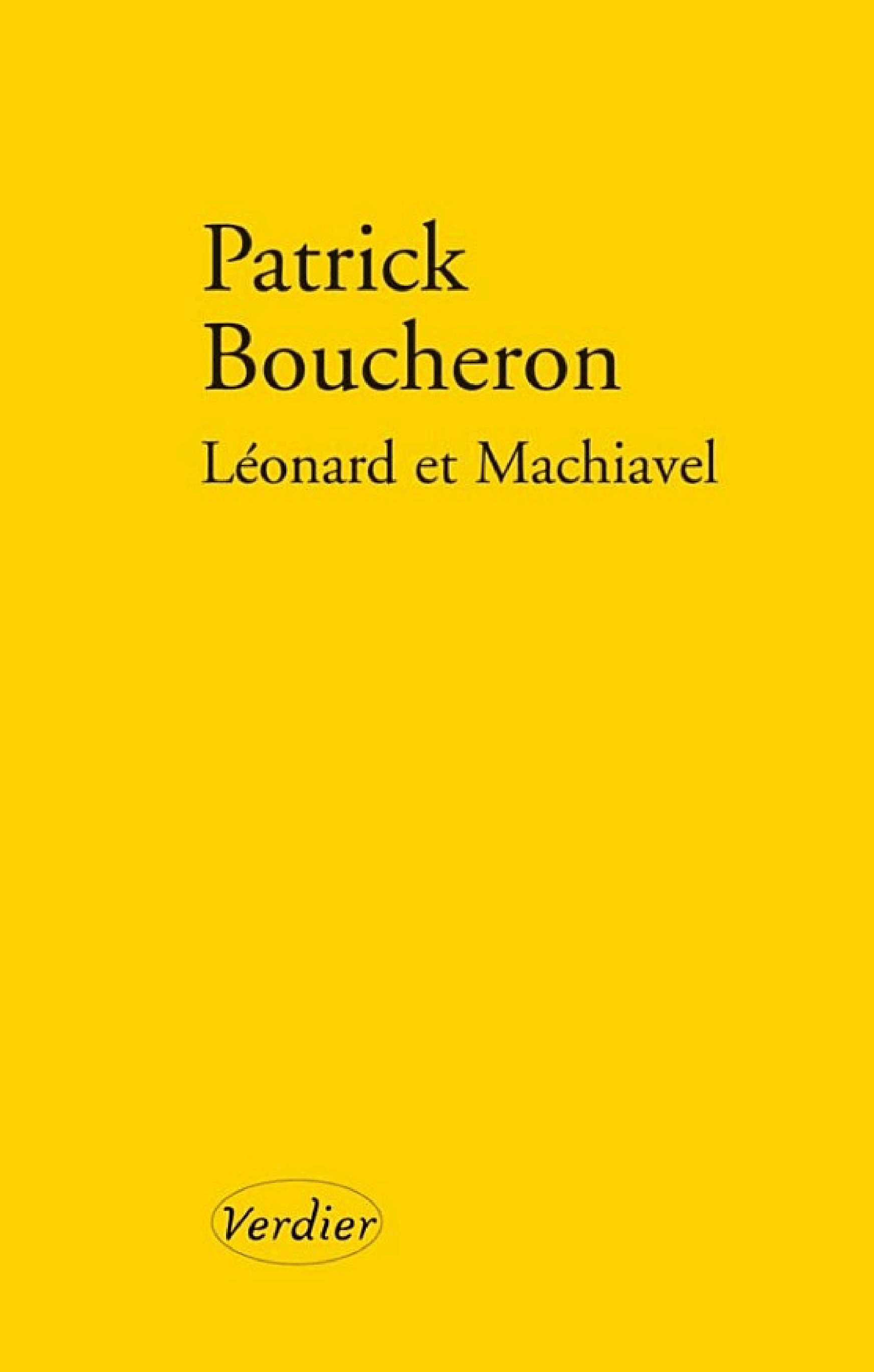 Léonard et Machiavel - Cover