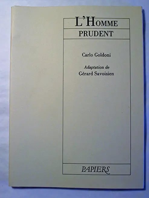 L'homme prudent - Cover