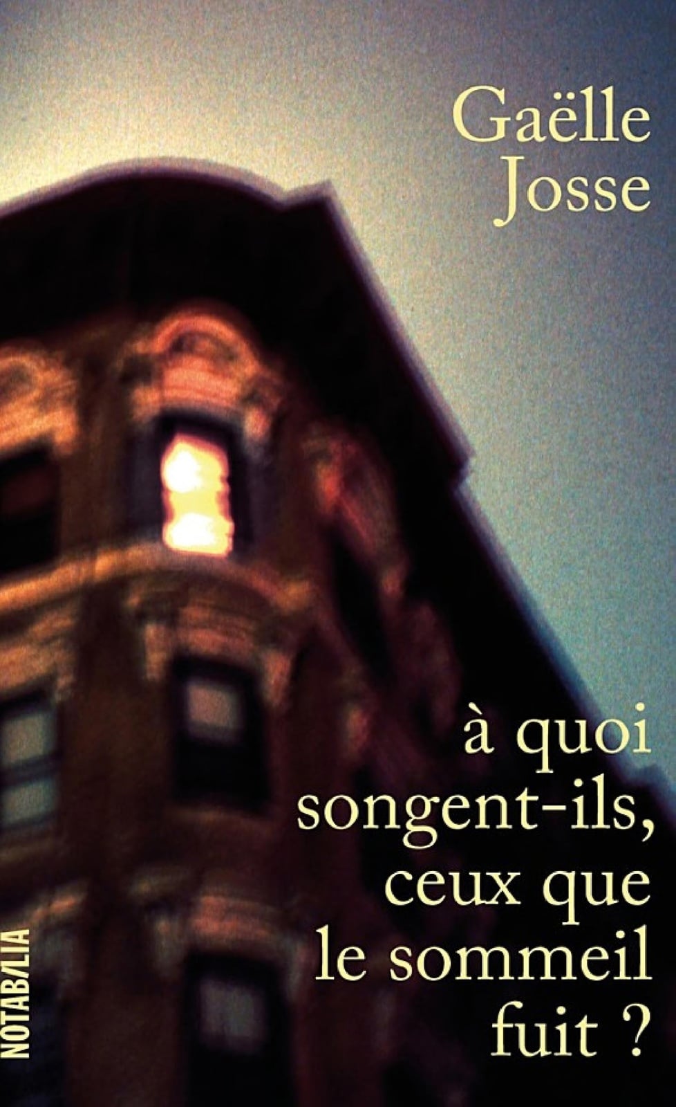 À quoi songent-ils, ceux que le sommeil fuit ? - Cover