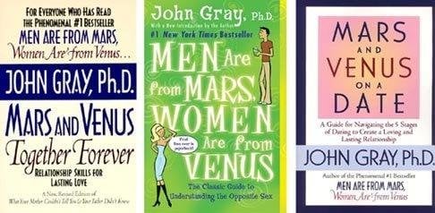 Les hommes viennent de Mars, les femmes viennent de Vénus - Cover