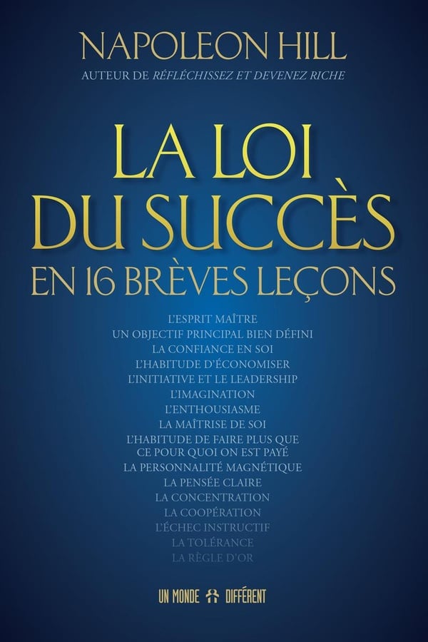 La loi du succès en 16 brèves leçons - Cover
