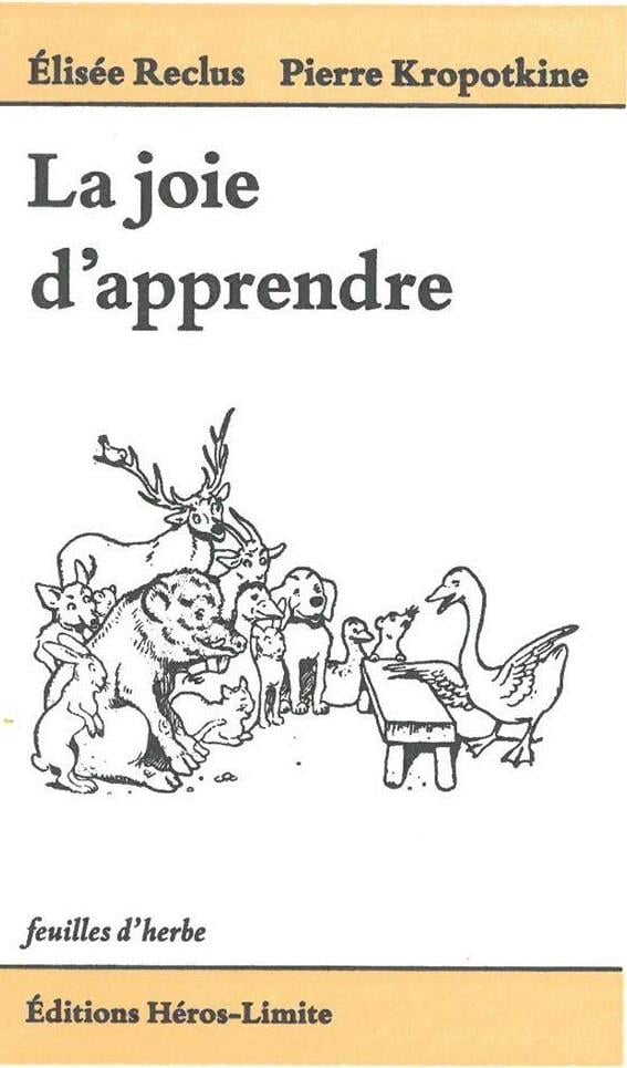 La joie d'apprendre - Cover